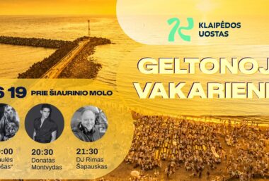 Geltonoji vakarienė prie molo - Event image