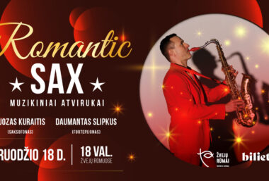 Šventinis koncertas ”ROMANTIC SAX: MUZIKINIAI ATVIRUKAI” - Event image