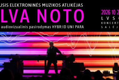 Elektroninės muzikos garsenybė ALVA NOTO su naujausiu audiovizualiniu pasirodymu HYBR:ID UNI PARA - Event image