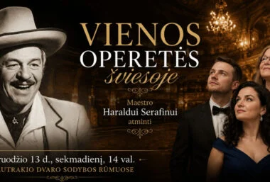 VIENOS OPERETĖS ŠVIESOJE | MAESTRO HARALDUI SERAFINUI ATMINTI - Event image