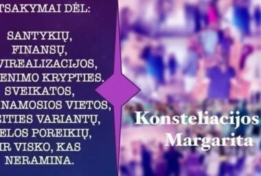Konsteliacijos su Margarita - Event image