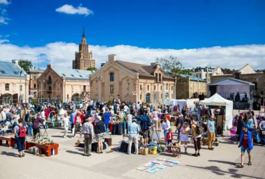 Riga Flea Market in Spikeri Quarter - Event image