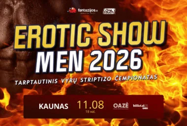 EROTICshowMEN 2026 | KAUNAS - Event image