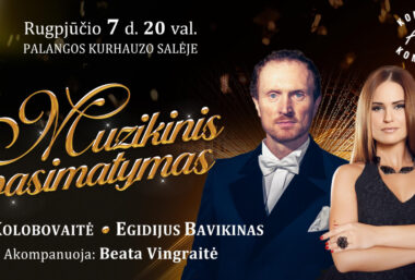 ONA KOLOBOVAITĖ ir EGIDIJUS BAVIKINAS. Muzikinis pasimatymas - Event image
