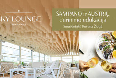 Austrių ir šampano edukacija | Palanga | Sky Lounge Summer Edition - Event image