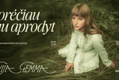 ”Norėčiau tau aprodyt” Livija Gemma vasaros koncertas su grupe - Event image