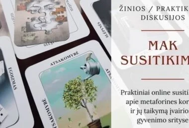 MAK susitikimai (online) / Metaforinės kortos ir jų naudojimo būdai - Event image
