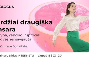 Širdžiai draugiška vasara: mityba, vanduo ir įpročiai lengvesnei savijautai - Event image