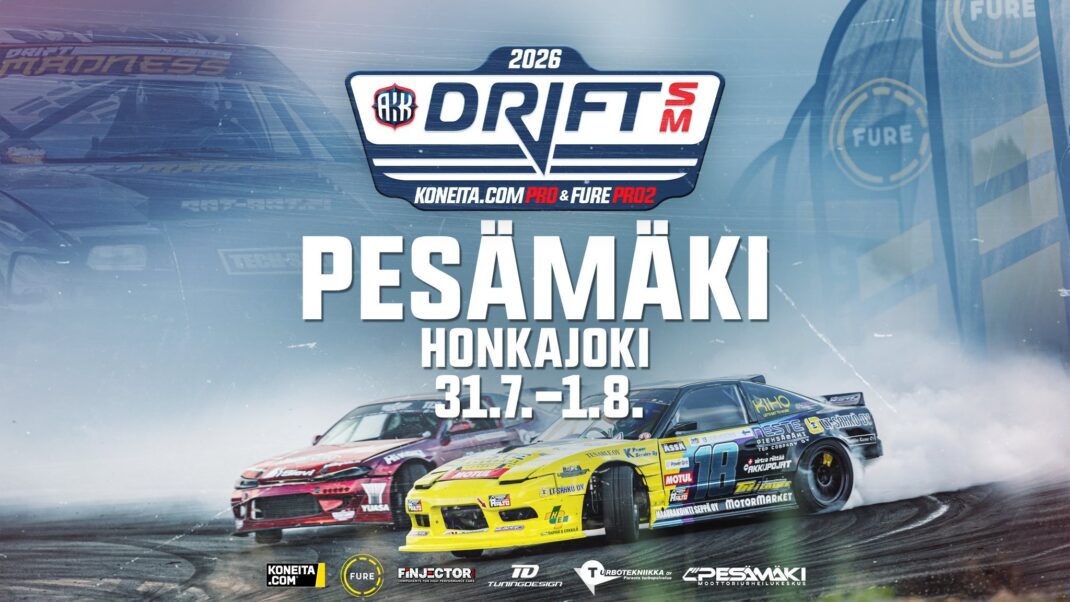 Drift SM Koneita.com Pro & Fure Pro2, Pesämäki – 31.7.-1.8.2026 - Event image 3