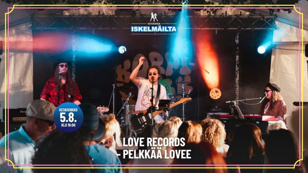 Koivurannan Iskelmäilta – LOVE RECORDS Pelkkää Lovee - Event image 2