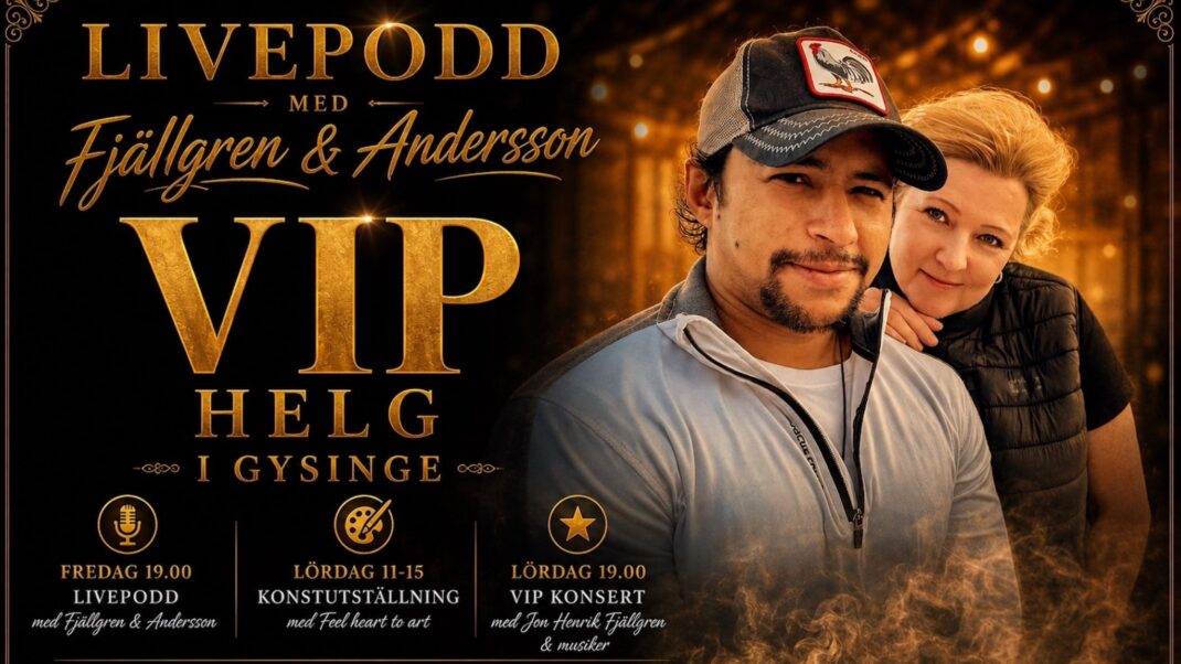 LIVEPODD med Fjällgren & Andersson - Event image 3