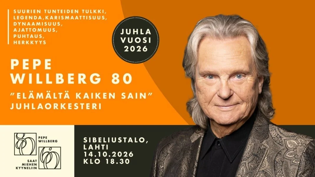 Pepe Willberg 80 Juhlakonsertti: Elämältä kaiken sain - Event image 3