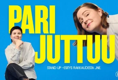 Pari juttuu -stand up Laura Haimila ja Ursula Herlin - Event image