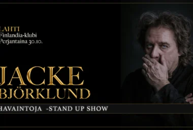 Jacke Björklund: Havaintoja -stand up show - Event image