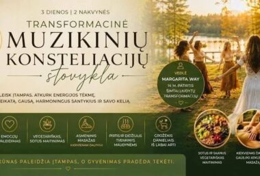 TRANSFORMACINĖ MUZIKINIŲ KONSTELIACIJŲ STOVYKLA - Event image