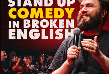 SVEČIUOSE | Stand up Comedy in broken English with Victor Patrascan in Kaunas - Event image