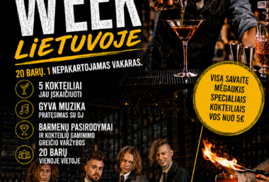 SVEČIUOSE | Kaunas Cocktail Week - Event image