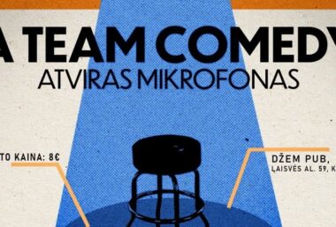 A Team comedy open mic (Kaunas) - Event image