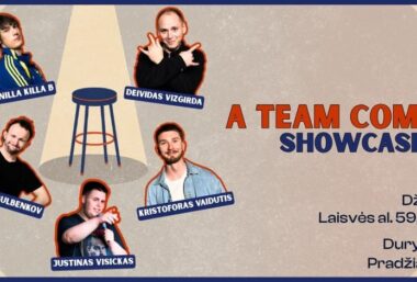 A Team comedy showcase (Kaunas) - Event image