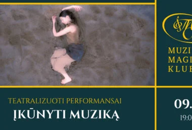 RE:TURN | Teatralizuoti performansai „Įkūnyti muziką” - Event image