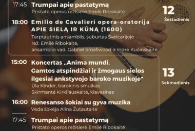 Šumsko dvaro senosios muzikos festivalis 2026. Šeštadienio bilietas - Event image