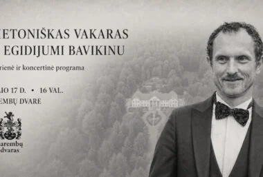 Smetoniškas vakaras su Egidijumi Bavikinu - イベント画像