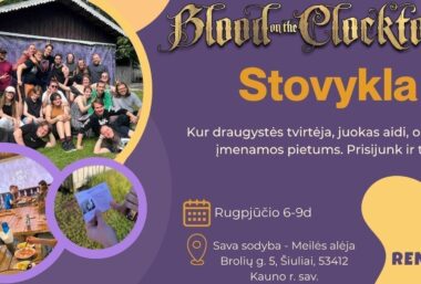 Blood on the Clocktower Vasaros Stovykla 2026 - Event image
