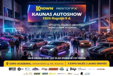 Krown Kaunas Autoshow 2026 Rugsėjo 5 d. (Powered by RestorFX) - Event image