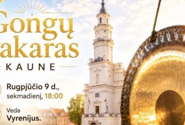 Maudynės Gonge – galingų garsų improvizacija Kaune. Veda Vyrenijus - Event image