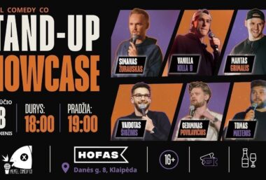 Memel Comedy Co – STAND UP Showcase / HOFAS – Klaipėda / 08.28 - Event image