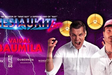 Nesiaukite live – Vaidas Baumila - Event image