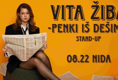 NIDA | VITA ŽIBA STAND-UP “5 iš 10” - Event image