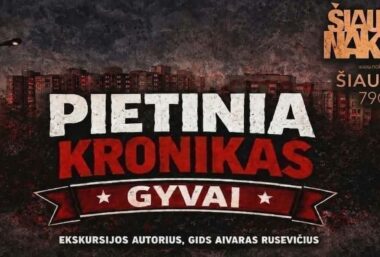 ŠIAULIŲ NAKTYS – NAKTINĖ EKSKURSIJA AUTOBUSU „PIETINIA KRONIKAS GYVAI” - Event image
