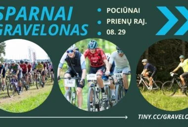 Sparnai gravelonas 08.29 - Event image