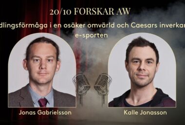 Ett smörrebröd, en dryck och två forskare - Event image