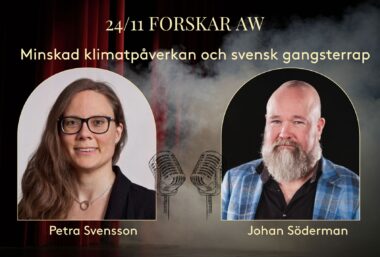 Ett smörrebröd, en dryck och två forskare - Event image