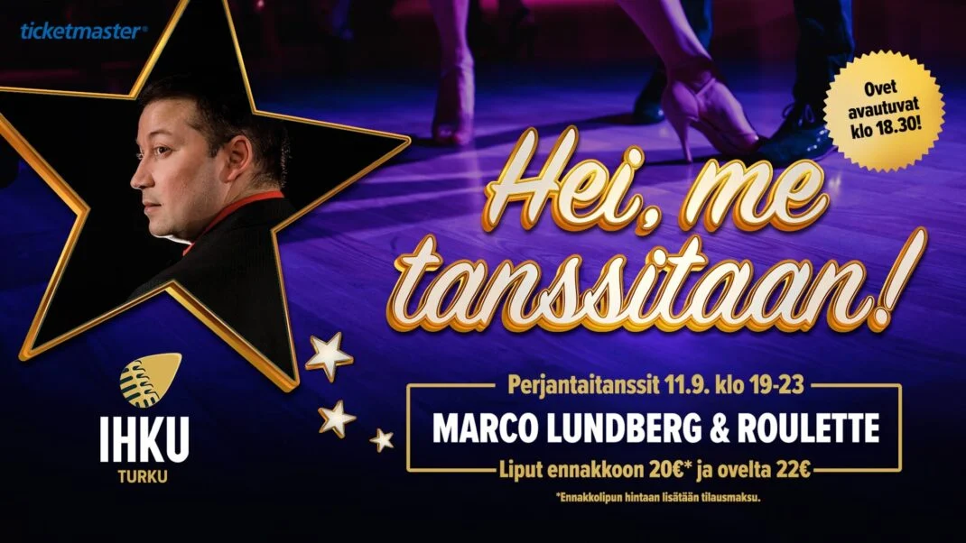 Perjantaitanssit: Marco Lundberg & Roulette - Event image 2