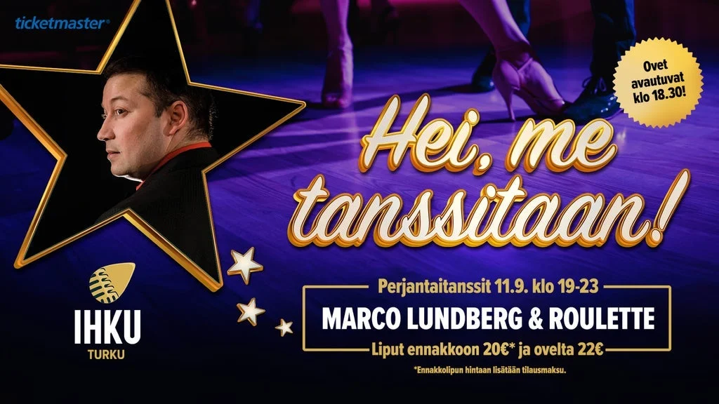 Perjantaitanssit: Marco Lundberg & Roulette - Event image 3
