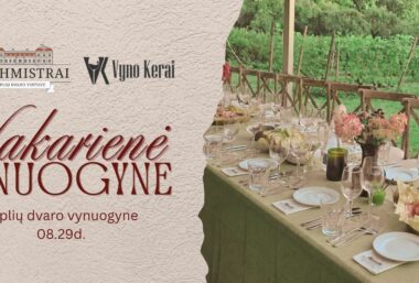 Vakarienė Zyplių dvaro vynuogyne 2026.08.29 - Event image