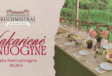 Vakarienė Zyplių dvaro vynuogyne - Event image