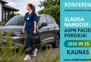 Ambulatorinių slaugos paslaugų namuose konferencija - Veranstaltungsbild