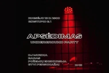 APSĖDIMAS underground party (part 2) - Event image