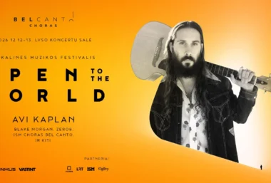 Open To The World 26: Avi Kaplan, Zero8, ISM Choras Bel Canto & Draugai - Event image