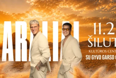Grupė ”Karaliai” koncertinis turas su gyvo garso grupe | Šilutė - Event image