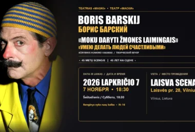 Borisas Barskis – Moku padaryti žmones laimingus / Борис Барский – Умею делать людей счастливыми - Zdjęcie wydarzenia