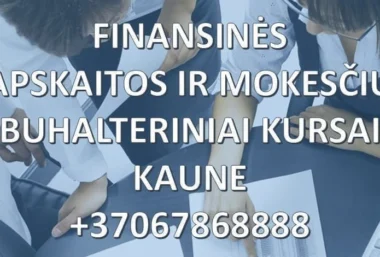 BUHALTERINĖS APSKAITOS KURSAI KAUNE - Renginio paveikslėlis