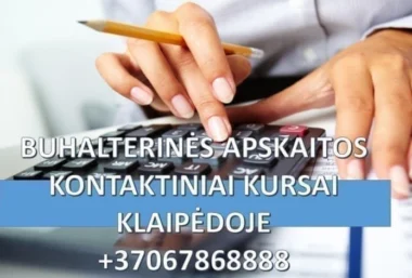 BUHALTERINĖS APSKAITOS KURSAI - Renginio paveikslėlis