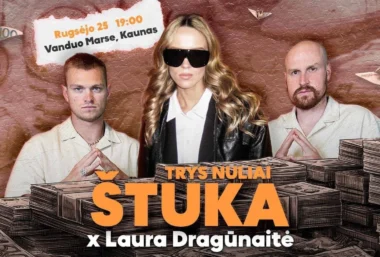 Hiparikai x Laura Dragūnaitė | TRYS NULIAI ŠTUKA - Zdjęcie wydarzenia
