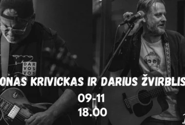 Jono Krivicko ir Dariaus Žvirblio koncertas - Event image