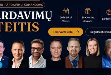 PARDAVIMŲ ATEITIS: Įvaldykite AI pardavimams, procesams, verslo augimui - Event image